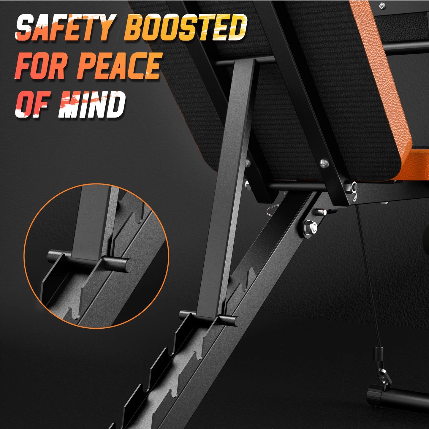 Transform Your Home Workouts with the TCISA Adjustable Weight Bench - Ultimate Versatility for Muscle Building with Leg Extension and Preacher Curl Pad