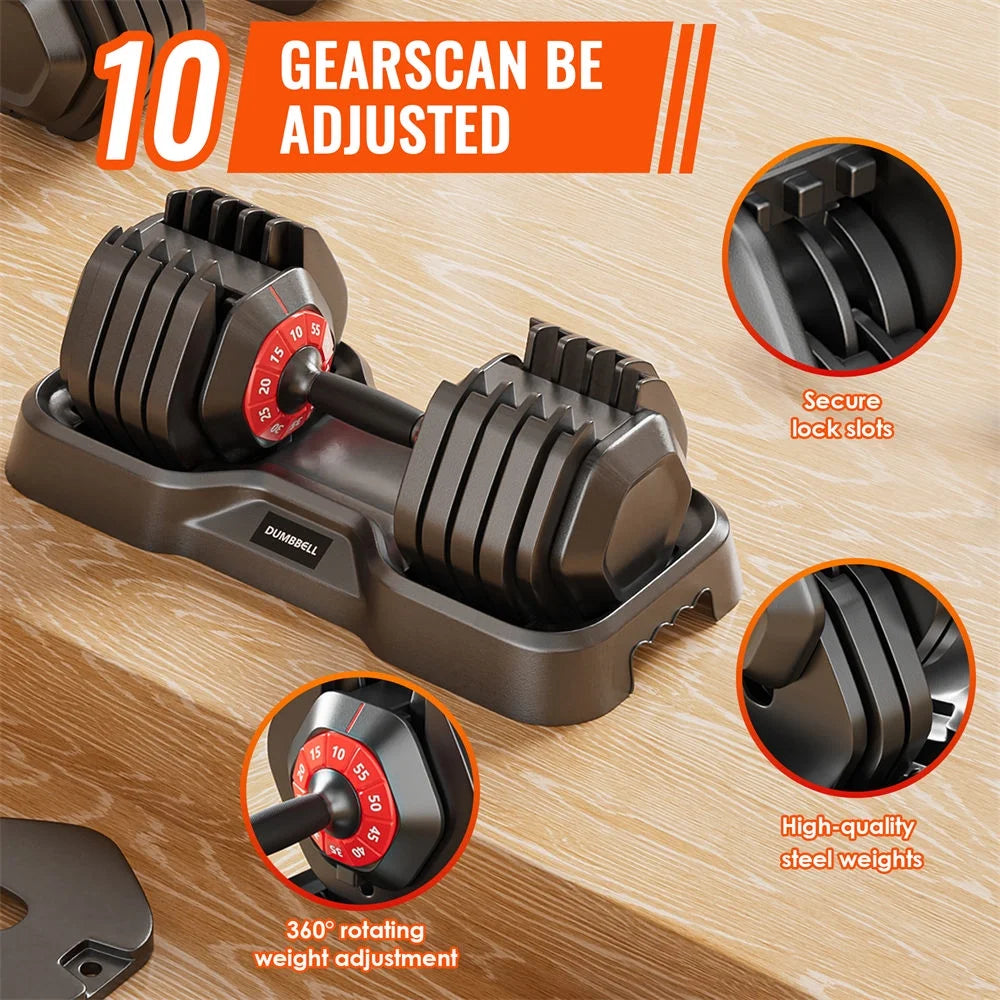 10-in-1 Dumbbell Set