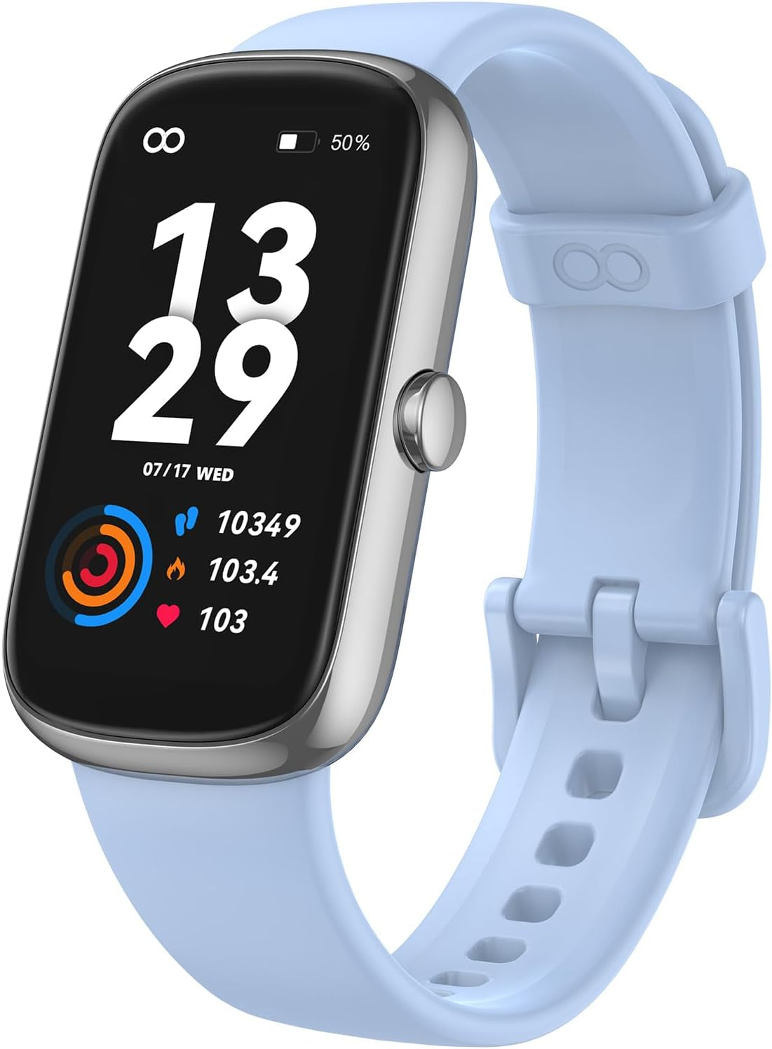 Fitness Tracker Watch with Heart Rate Blood Oxygen Sleep Monitor, IP68 Waterproof Smart Watches, Step Calorie Counter Activity Trackers and Smartwatches for Women Men