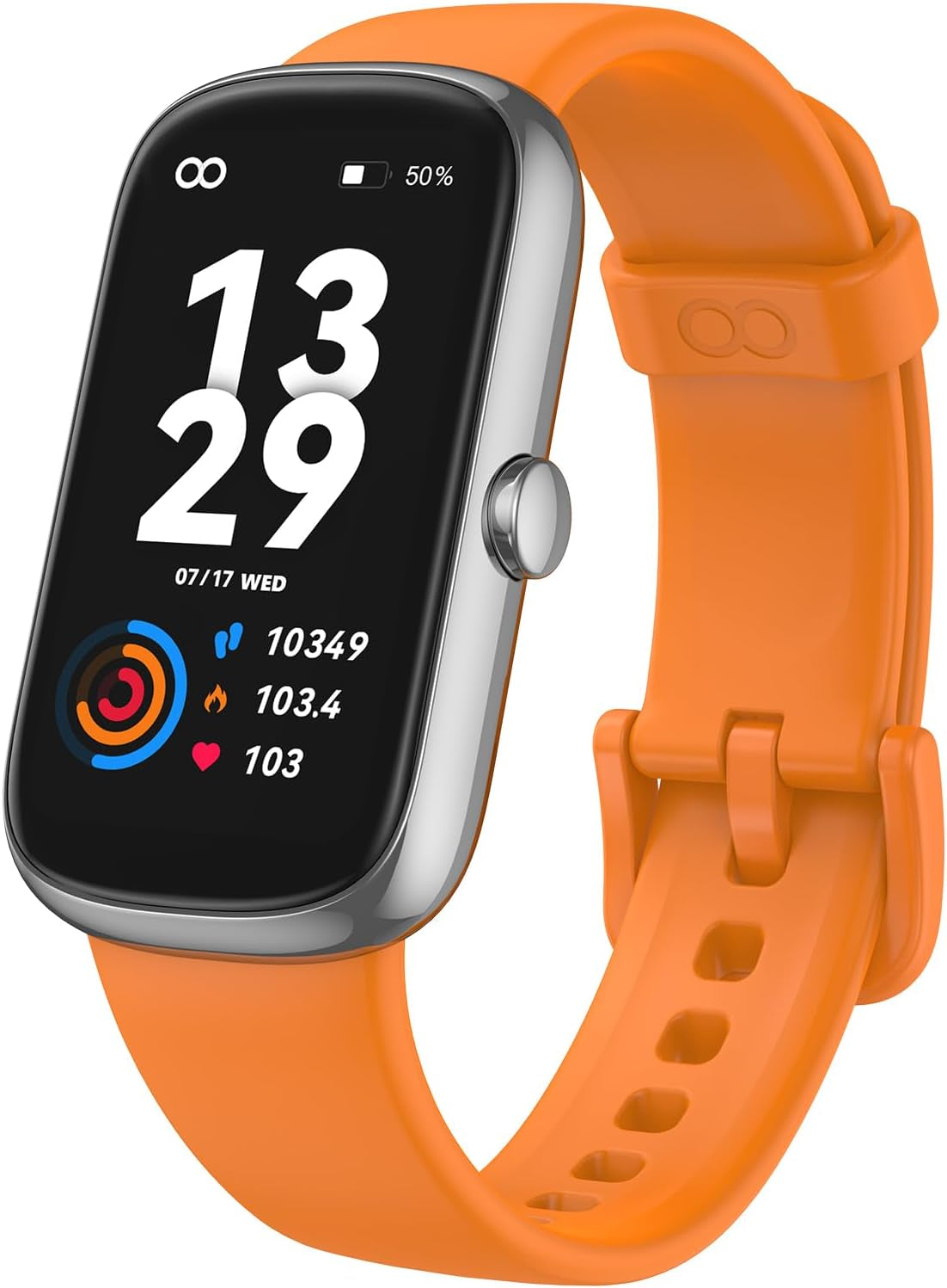 Fitness Tracker Watch with Heart Rate Blood Oxygen Sleep Monitor, IP68 Waterproof Smart Watches, Step Calorie Counter Activity Trackers and Smartwatches for Women Men