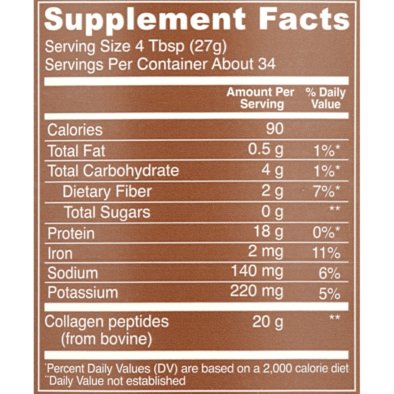 Vital Proteins Chocolate Collagen Peptides, 32.56 Ounces