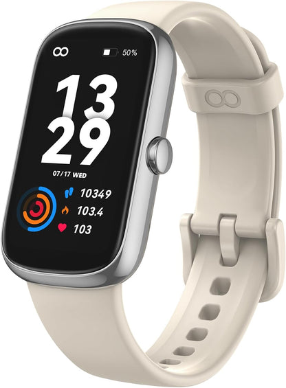 Fitness Tracker Watch with Heart Rate Blood Oxygen Sleep Monitor, IP68 Waterproof Smart Watches, Step Calorie Counter Activity Trackers and Smartwatches for Women Men
