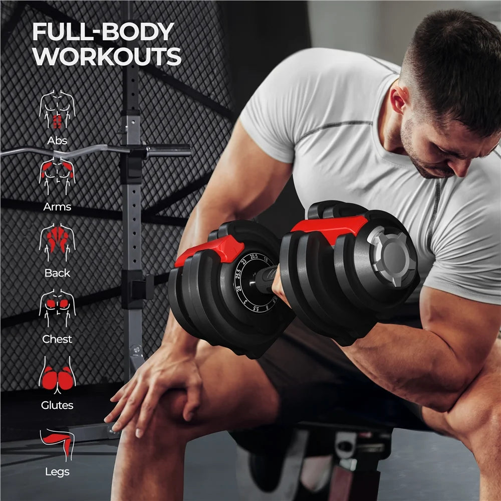  11-in-1 Adjustable Dumbbell Set