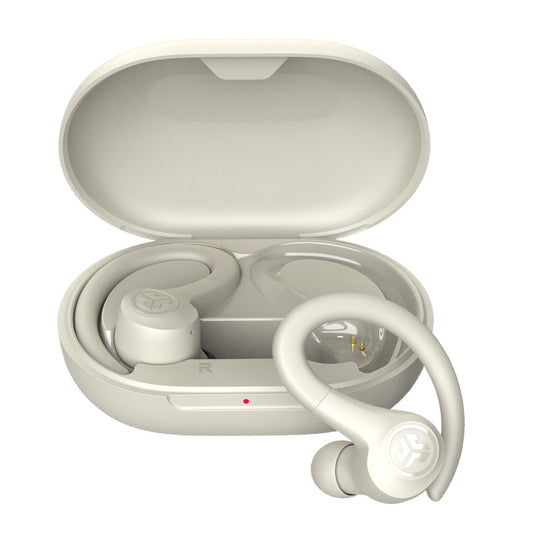 JLab Go Air True Wireless In-Ear Earbuds with Built-In Microphone and Charging Case, Sand