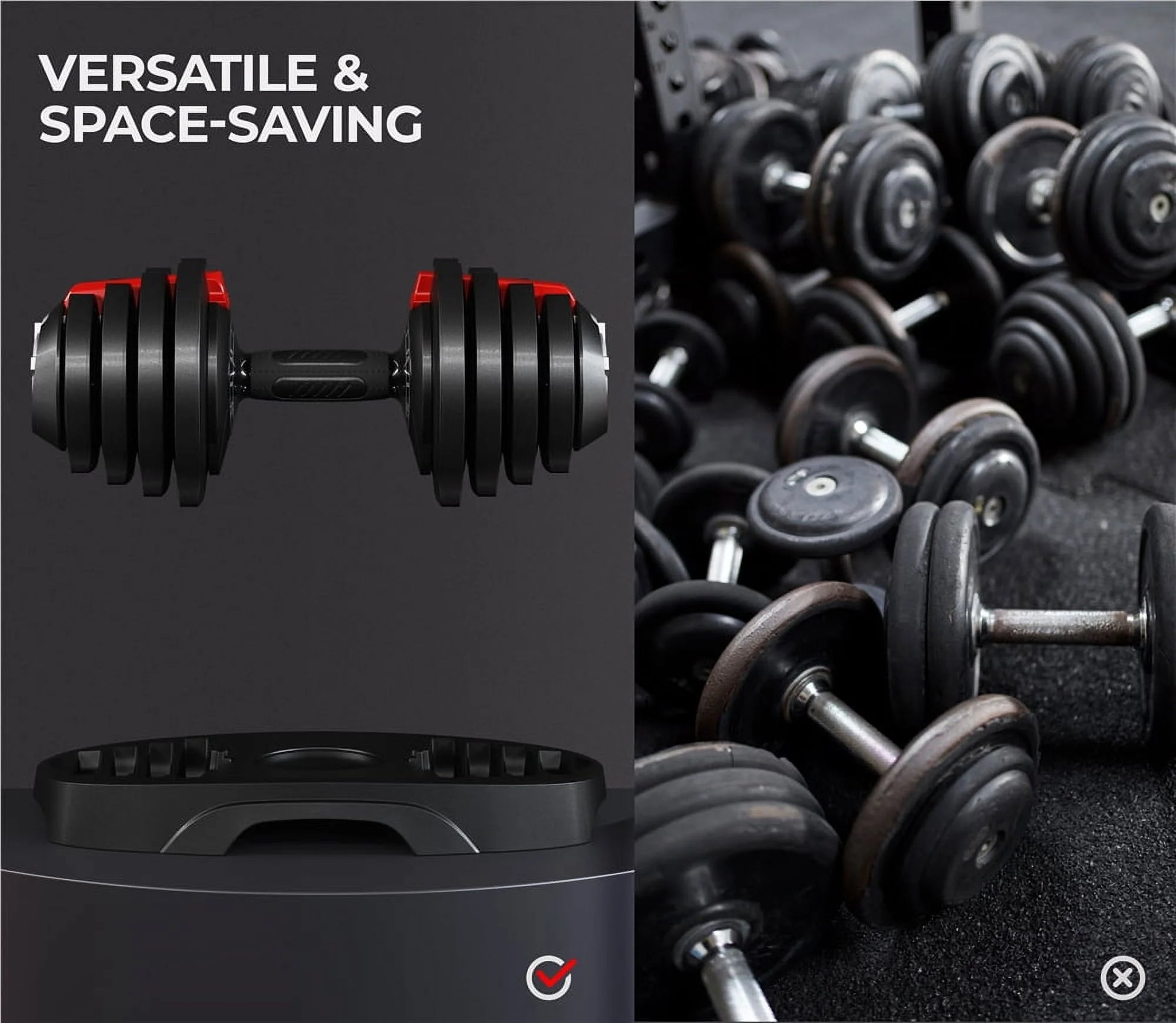  11-in-1 Adjustable Dumbbell Set