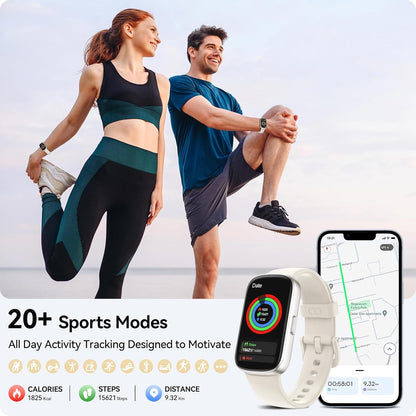 Fitness Tracker Watch with 24/7 Heart Rate Blood Oxygen Sleep Monitor, IP68 Waterproof Smart Watch, Step Calorie Counter Pedometer Health Activity Trackers and Smartwatches for Men Women